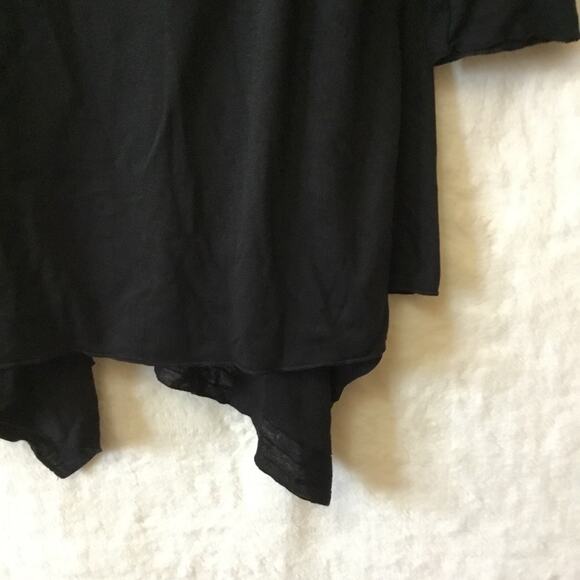 Max Studio Black Open-Front Cardigan - Picture 12 of 13